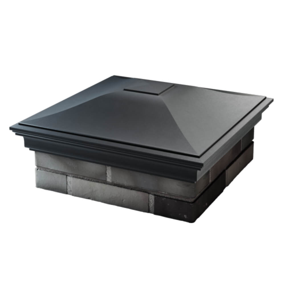 Колпак Zking Монблан Серый на столб 2х2 кирпича (515х515мм)